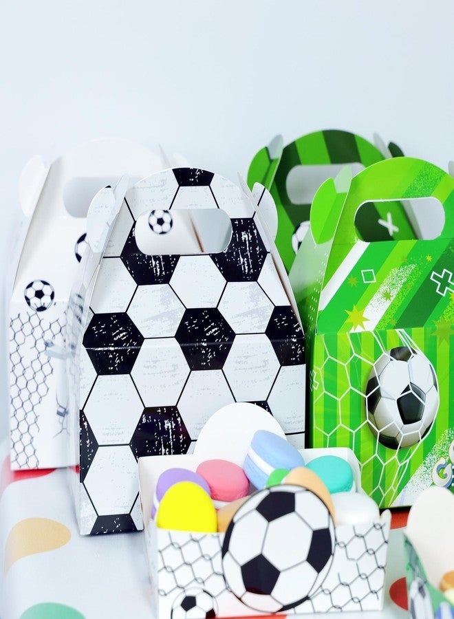 Animsco 24 PCS Soccer Party Treat Bags, Soccer Theme Birthday Boxes for Sports Theme Birthday Decorations, Football Party Supplies - Image 2
